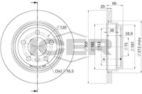 Bremsscheiben FüR BMW F30 F80 F34 F31 F33 F83 F32 F82 F36 Ab 15-> 34216864900