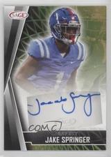 2022 SAGE High Series Auto Black Jake Springer #A-JS3 Auto