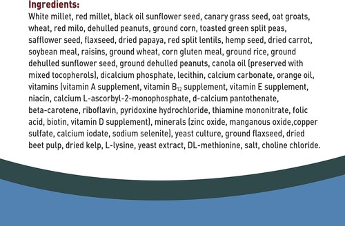 Bird Food Seed Mix Living World Premium Feed for Cockatiels & Lovebirds 908g - Picture 3 of 4