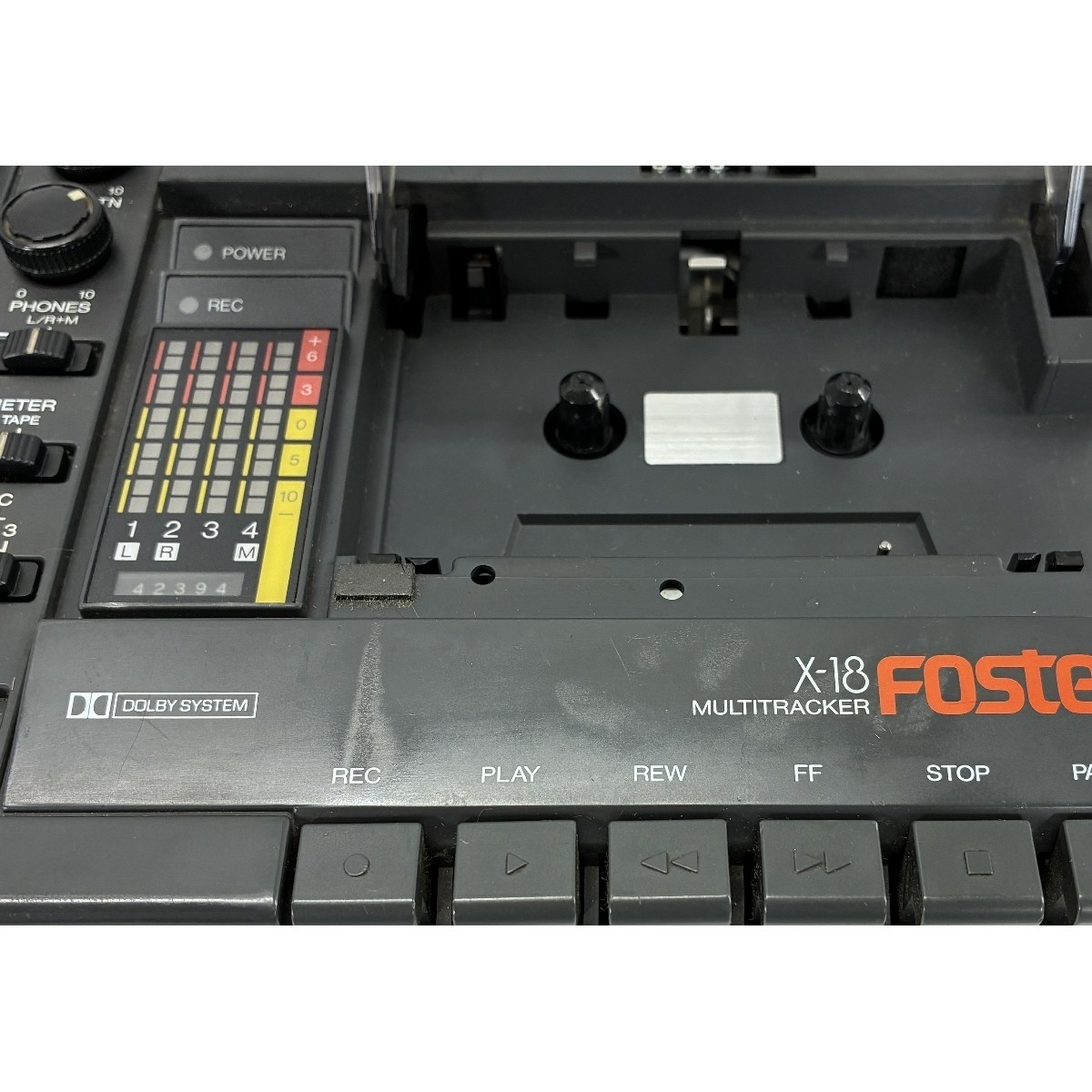Fostex X-18 Multitracker 4 Track Cassette Tape Recorder 2 Head