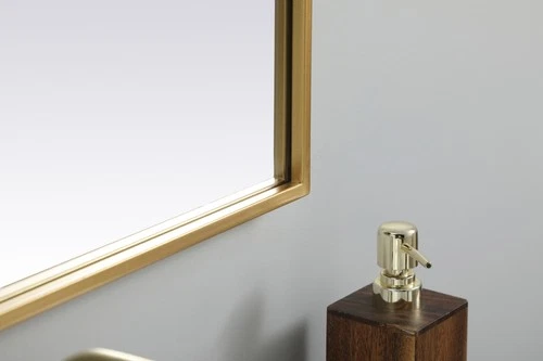 Elegant Lighting MR1A2430 Ayra 24" W x 30" H Modern Arched - Silver - Picture 12 of 12