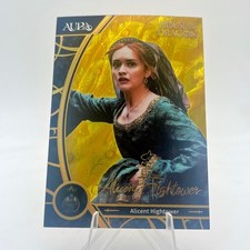 Alicent Hightower Script Art Gold /10 Kakawow Aura HOTD 2025 AQY-HGP-30