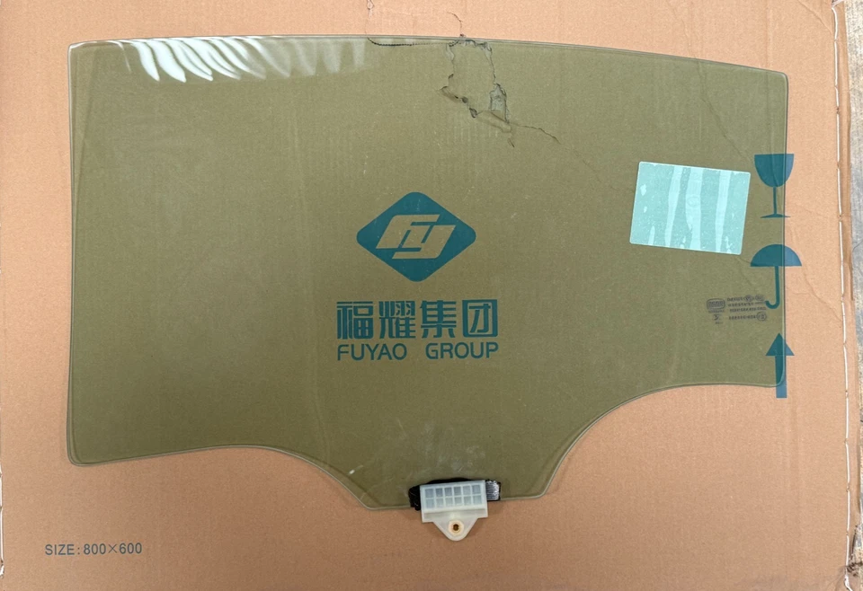 Passenger right side rear door window glass for 2017-2020 Hyundai Elantra Sedan - Image 4 of 4