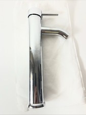 Single Hole Bathroom Sink Faucet Chrome High Arc Vessel Mixer Tap