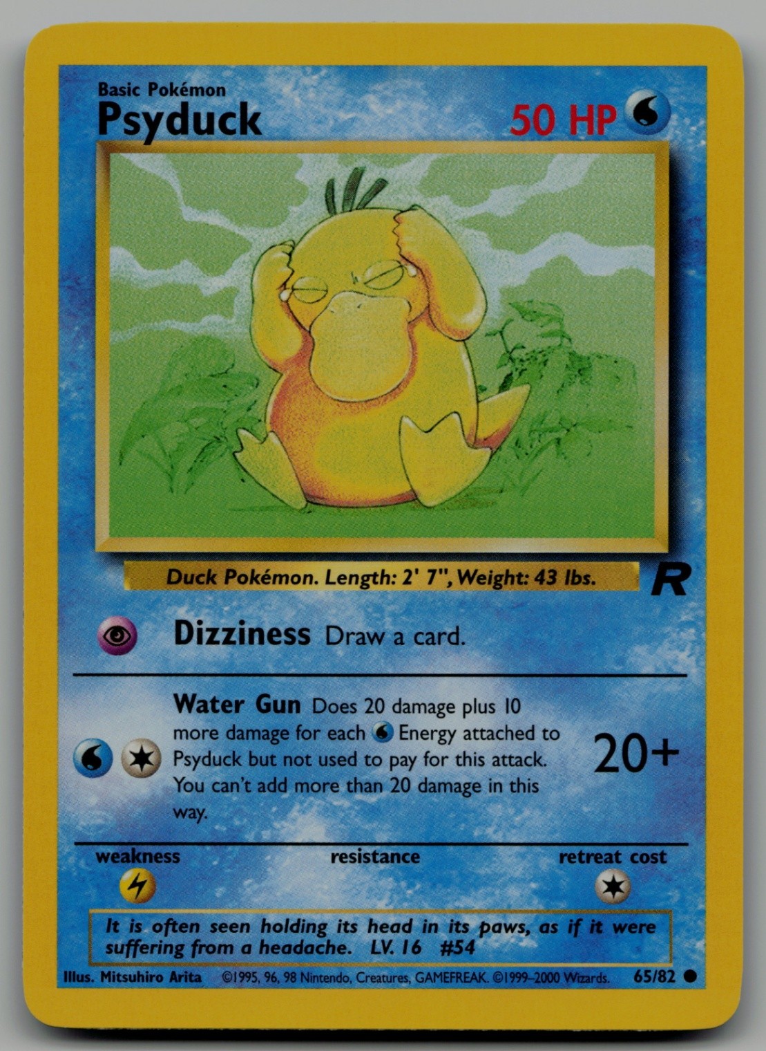 Psyduck Common Team Rocket 65/82 NM