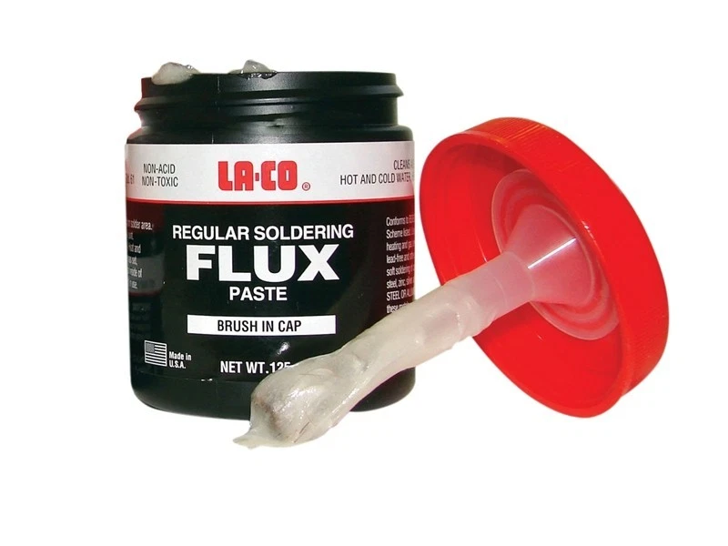 LACO LA-CO Soldering Flux Paste | 125g - Brush In Cap | 475g