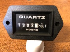 Hour Meter Clock 12v for Mini Digger Dumper Excavator Showing 1302 Hours