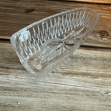 Vintage Princess House Lead Crystal Knife Holder Giftware #839