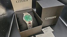 Citizen Tsuyosa Men's 40mm Automatic Watch NJ0150-56X Green Dial :Box/Links/Tag