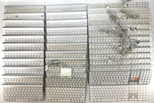  APPLE Lot of 40 Various Apple Keyboards Aluminum Slim w/  w/o KeyPad Parts