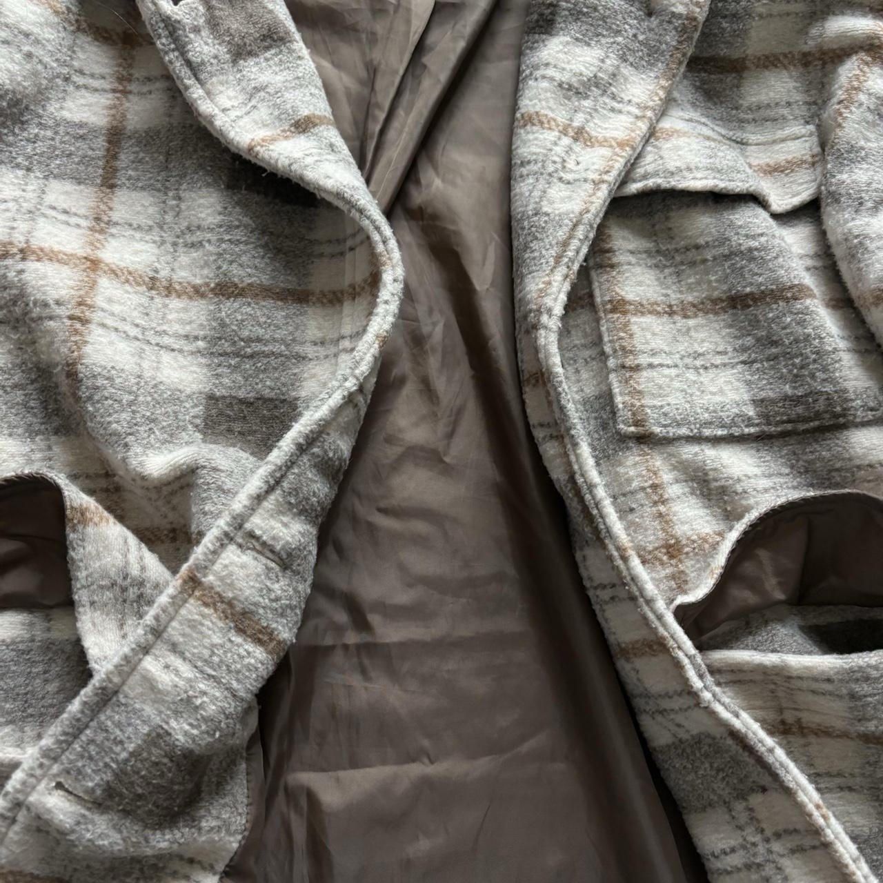 Universal Thread Plaid Button-Up Collared Jacket … - image 4