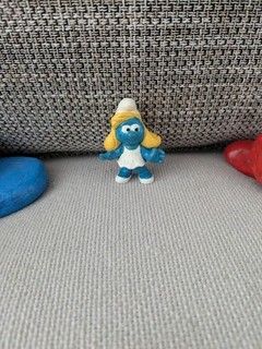 1x sehr seltene Schlumpfine Kennung: EURA SPAIN Schlümpfe (F021)