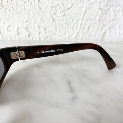 Beausoleil Paris Sunglass Frames Brown Tortoiseshell Rectangular