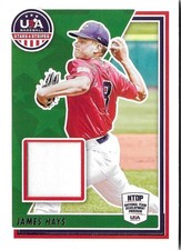 2022 Panini USA Baseball Stars & Stripes - USA Baseball Materials James Hays