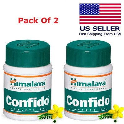 Confido Himalaya 60 Tablets USA Seller Free Shipping Pack Of 2