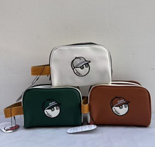 Malbon Golf Toiletry Bag Multi-functional Pouch Bag Embroided Marker 3 Colors