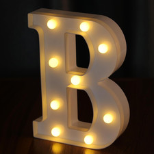 Light up Letters, Led Letter Lights 26 Alphabet, Decorative Lighted Letter, Batt