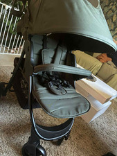 mybabii forest green Pushchair w/ Basket Cup Holder NO raincover