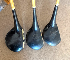 Vintage MacGregor Duralite Driver, Brassie and Spoon Set