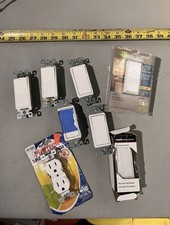 Lot 8 Light Switches Outlet Dimmer Decorator ...