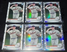 6- COLT KEITH 2020 Bowman Chrome 1st Rookie Refractor Lot Tigers