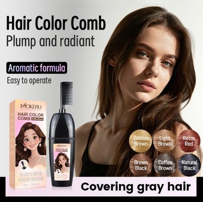 3-In-1 Comb for Hair Coloring with Integrated Brush,Hair Dye Comb,Hair Colour DE