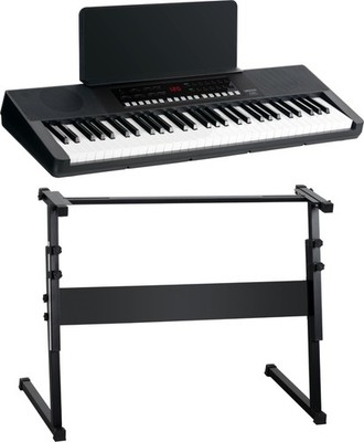 FunKey 61 MKII Keyboard Safety Fix Set Schwarz Tasten Ständer 300 Sounds MIDI