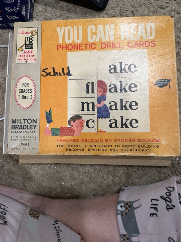 You Can Read Phonetic Drill Cards Milton Bradley