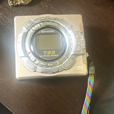 SHARP MD-MS722 PORTABLE MINIDISC RECORDER Player UNTESTED AS IS