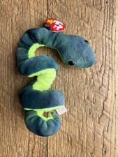 Ty Beanie Baby Hissy The Snake Plush Original Tag 1997 PE Tie Dye Rare