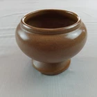 Vintage Frankoma Round Planter Vase #22A in Brown