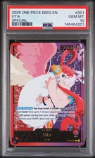 Uta (SP) OP06-001 Extra Booster: Anime 25th Collection Foil PSA 10 SPR Leader