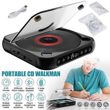 Rechargeable CD Player With Bluetooth Portable Personal Cd Players For Car Home