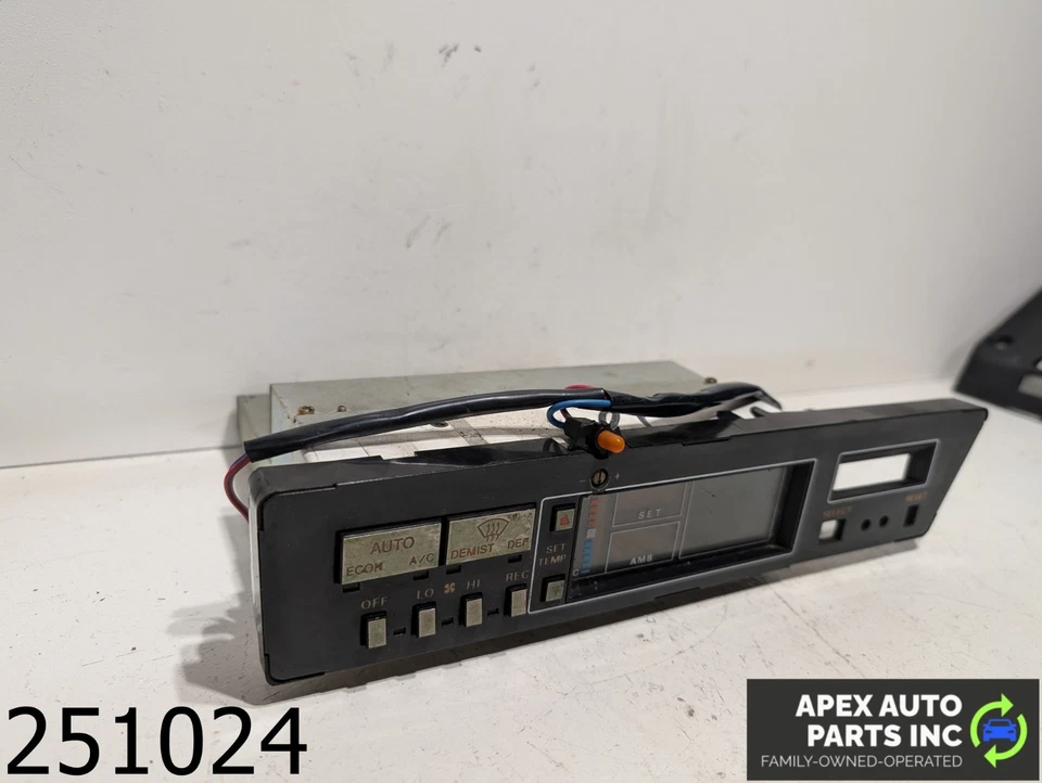OEM 1988 Nissan 300ZX 3.0L Digital AC Climate Control Unit - Image 2 of 4