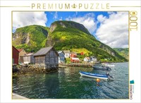 Calvendo Puzzle Undredal Am Aurlandsfjord | 1000 Teile Lege-GrößE 64X48Cm Foto-P