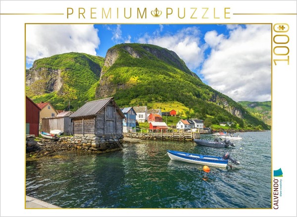 Calvendo Puzzle Undredal Am Aurlandsfjord | 1000 Teile Lege-GrößE 64X48Cm Foto-P-image
