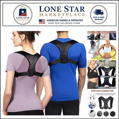 Breathable Mesh Back Brace for Pain Alleviation   Comfortable for Work & Leisure