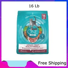 Purina ONE Plus, Urinary Tract Health Formula Dry Cat Food, Chicken, 16 lb Bag