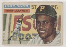 1956 Topps Roberto Clemente (White Back) #33 HOF 0ae
