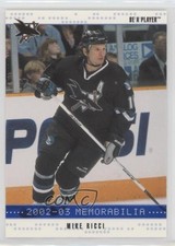 2002-03 ITG Be A Player Memorabilia Sapphire 58/100 Mike Ricci #44 1s8