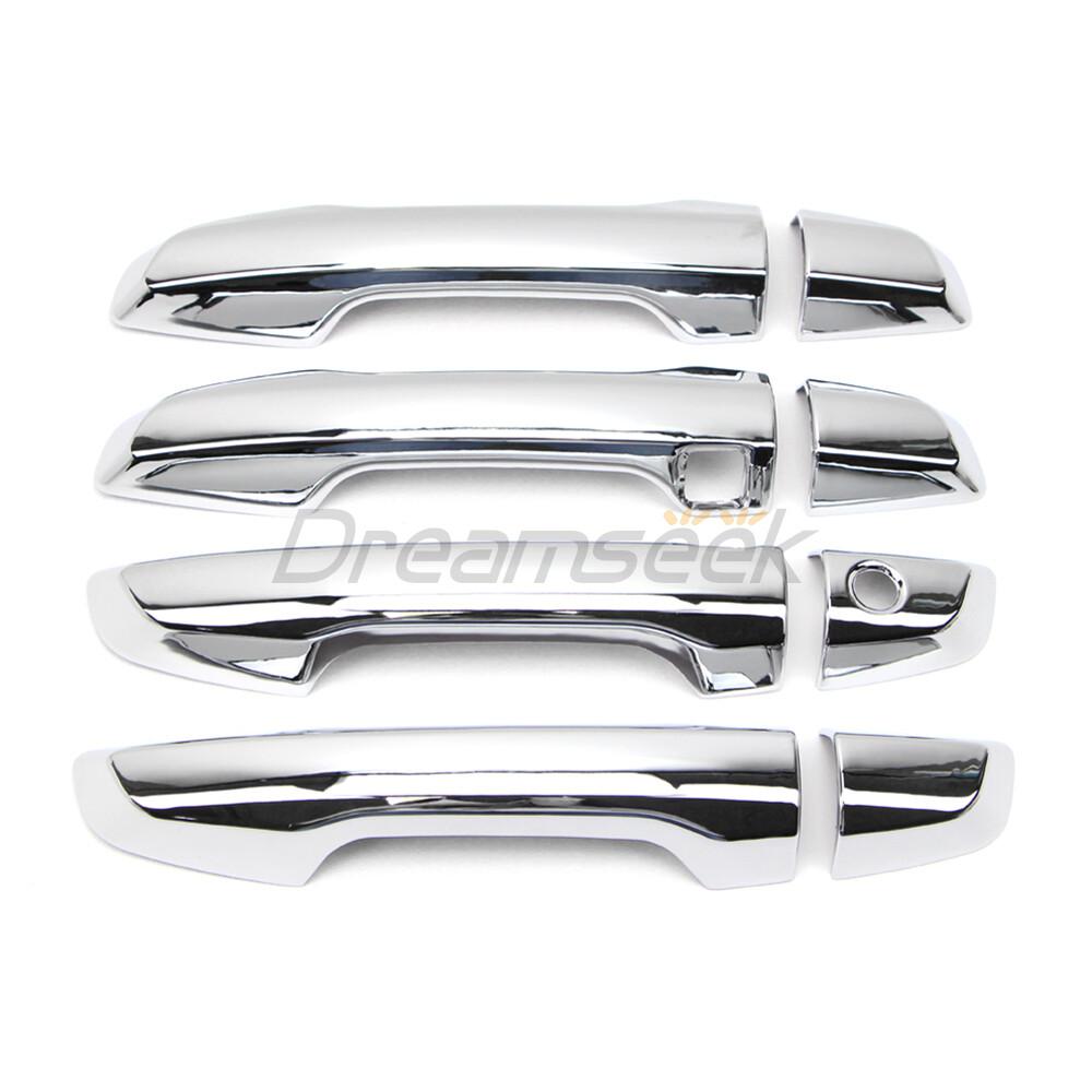 Chrome Exterior Door Handle Cover For 2017-2022 Honda CR-V – With Smart Key Hole