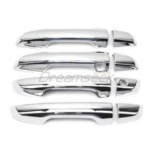 Exterior Door Handle Cover for Honda CRV 2017-2022 Chrome Trim w/ Smart Keyhole