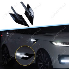 Fit For 2023-2025 Land Rover Range Rover Sport With LED Lights Side Gills 2Pcs