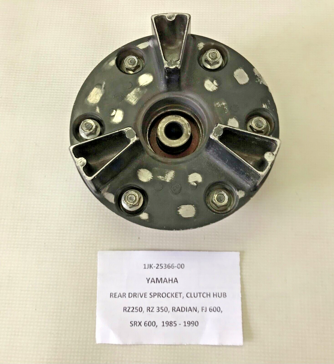 YAMAHA REAR SPROCKET CLUTCH HUB & SPROCKET & DAMPER RZ350 84