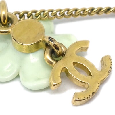 CHANEL CHANEL ネックレス Chanel Flower Pendant Necklace Rhinestone Gold 05A 161174 | eBay