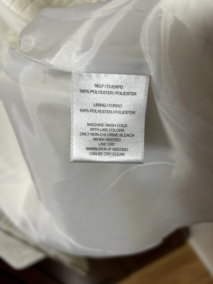 Chaqueta Sag Harbor Prophecy Blanca (Vanilla Ice) 2X ¡Excelente Estado! Bonito! Foto 4 de 4