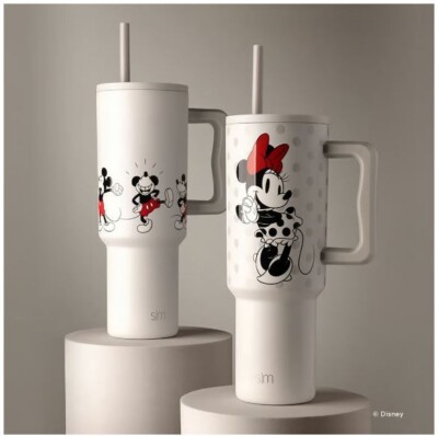 ミッキー Simple Modern 40 oz Trek Tumbler Mickey Mouse & Minnie Mouse NIB