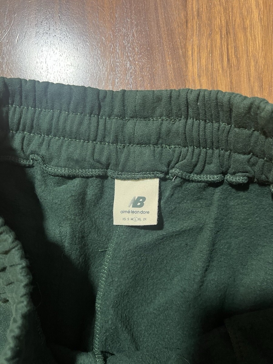 Aime Leon Dore New Balance SONNY NY Green Fleece Sweatpants