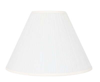 7X18X13'' Empire Off-White Pleated Lamp Shade