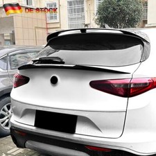 Heckspoiler Für Alfa Romeo Stelvio 2017+  Schwarz Glänz Spoiler